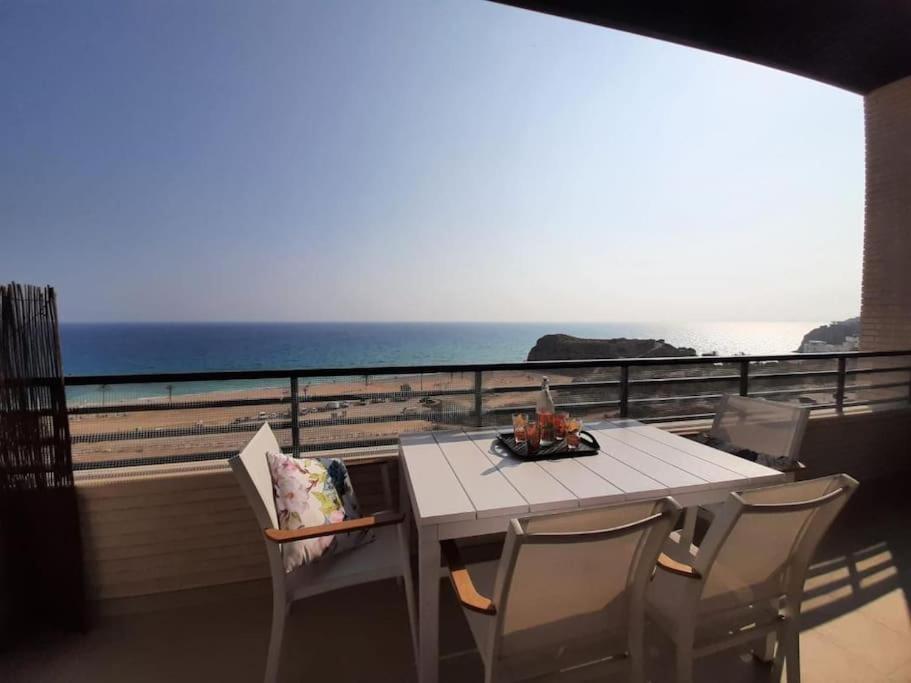 Top-Floor Beachfront Apartment With Parking, Pool, & Spacious Sea-View Balcony Villajoyosa Exterior photo